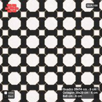 Interlock (Pasco) 20x14 cm · QUA-100 · Quadro-Octagon-8x8 grid, uniform roles (Contrast), Kerb 40F kerb