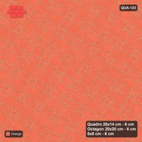 Interlock (Pasco) 20x14 cm · QUA-123 · Quadro-Octagon-8x8 grid, uniform roles, 60 deg (Coral), Kerb 25B kerb