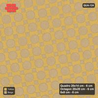 Interlock (Pasco) 20x14 cm · QUA-124 · Quadro-Octagon-8x8 grid, uniform roles, 10 deg (Desert Sun), no kerb