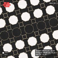 Interlock (Pasco) 20x14 cm · QUA-128 · Quadro-Octagon-8x8 grid, feature octagon band, 15 deg (Contrast), Kerb 30F kerb