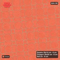 Interlock (Pasco) 20x14 cm · QUA-150 · Quadro-Octagon-8x8 grid, uniform roles, 5 deg (Coral), Kerb 30H/20 kerb