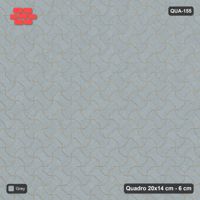 Interlock (Pasco) 20x14 cm · QUA-155 · Quadro one horizontal / one vertical, 45 deg - solid tone (Classic Grey), kerb frame (Kerb 25F)