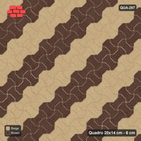 Interlock (Pasco) 20x14 cm · QUA-207 · Quadro one horizontal / one vertical, 45 deg - colour bands across (Sandstone), edge to edge