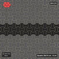 Interlock (Pasco) 20x14 cm · QUA-210 · Quadro one horizontal / one vertical - feature band (Night Sky), edge to edge