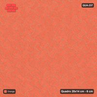 Interlock (Pasco) 20x14 cm · QUA-237 · Quadro one horizontal / one vertical, 45 deg - solid tone (Coral), edge to edge