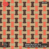 Interlock (Pasco) 20x14 cm · QUA-244 · Quadro one horizontal / one vertical - two-tone horizontal / vertical (Autumn), kerb frame (Heel kerb 75x150x600)