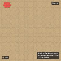 Interlock (Pasco) 20x14 cm · QUA-251 · Quadro-Octagon-8x8 grid, uniform roles (Sand), no kerb