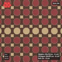 Interlock (Pasco) 20x14 cm · QUA-336 · Quadro-Octagon-8x8 grid, feature octagon band (Tuscany), no kerb