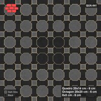 Interlock (Pasco) 20x14 cm · QUA-441 · Quadro-Octagon-8x8 grid, octagon medallion (Night Sky), no kerb