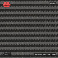 Interlock (Pasco) 24x13 cm · UNI-012 · Diamond checkerboard, straight lay