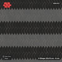 Interlock (Pasco) 32x15 cm · VSH-012 · Turned chevron columns, paired column colours