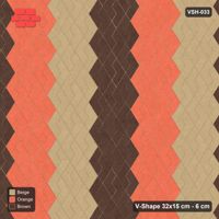 Interlock (Pasco) 32x15 cm · VSH-033 · Turned zigzag rows, 3-course chevron bands