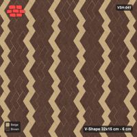 Interlock (Pasco) 32x15 cm · VSH-041 · Turned chevron columns, chevron stripe every 4 courses