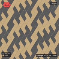 Interlock (Pasco) 32x15 cm · VSH-105 · Turned V zigzag rows, block checker, kerbed