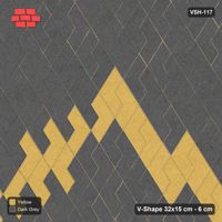 Interlock (Pasco) 32x15 cm · VSH-117 · Turned V zigzag rows, steep arrow chevron feature, kerbed