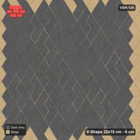 Interlock (Pasco) 32x15 cm · VSH-125 · Turned V zigzag rows, large centre panel, kerbed