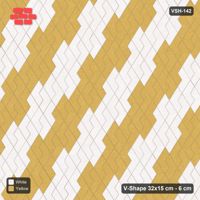 Interlock (Pasco) 32x15 cm · VSH-142 · Turned V zigzag rows, broad stair-step diagonals
