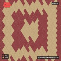 Interlock (Pasco) 32x15 cm · VSH-152 · Turned V zigzag rows, square rings