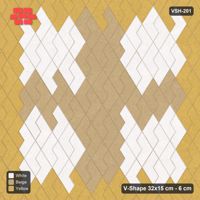 Interlock (Pasco) 32x15 cm · VSH-201 · Turned V zigzag rows, centre cross and edge course