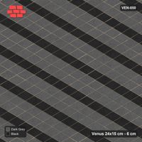 Interlock (Pasco) 24x15 cm · VEN-050 · Lattice-axis stripes A