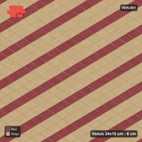 Interlock (Pasco) 24x15 cm · VEN-051 · Lattice stripes B, 3/1