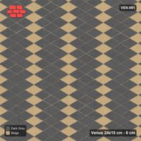 Interlock (Pasco) 24x15 cm · VEN-091 · Wide diagonal accent lattice