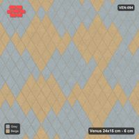 Interlock (Pasco) 24x15 cm · VEN-094 · Diamond chequer, 80 cm lozenges, turned 90 deg