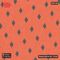 Interlock (Pasco) 24x15 cm · VEN-109 · Spaced accent squares, 3x4 grid, turned 90 deg