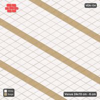 Interlock (Pasco) 24x15 cm · VEN-134 · Lattice stripes A, 6/1, kerb frame