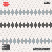 Interlock (Pasco) 24x15 cm · VEN-142 · Triple feature bands, 12 cm, turned 90 deg, kerb frame