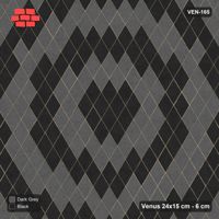 Interlock (Pasco) 24x15 cm · VEN-165 · Concentric round rings, 24 cm, turned 90 deg, kerb frame