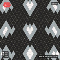 Interlock (Pasco) 24x15 cm · VEN-200 · Diamond medallion field, 96 cm repeat, turned 90 deg