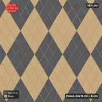 Interlock (Pasco) 24x15 cm · VEN-210 · Block chequer 3x3 pavers, turned 90 deg, kerb frame