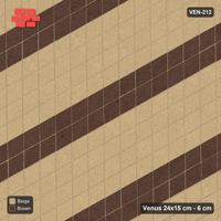 Interlock (Pasco) 24x15 cm · VEN-212 · Lattice stripes A, 6/2, turned 60 deg, kerb frame