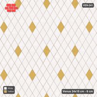 Interlock (Pasco) 24x15 cm · VEN-241 · Spaced accent squares, 4x4 grid, turned 90 deg
