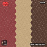 Interlock (Pasco) 24x15 cm · VEN-246 · Graded tone bands, vertical, turned 90 deg, kerb frame