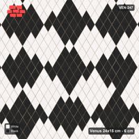 Interlock (Pasco) 24x15 cm · VEN-247 · Diamond chequer, 80 cm lozenges, turned 90 deg