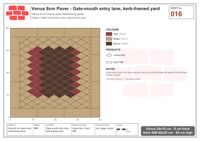 Interlock (Pasco) 24x15 cm · VEN8-016 · Gate-mouth entry lane, kerb-framed yard