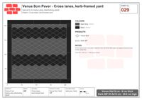 Interlock (Pasco) 24x15 cm · VEN8-029 · Cross lanes, kerb-framed yard