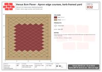 Interlock (Pasco) 24x15 cm · VEN8-032 · Apron edge courses, kerb-framed yard