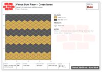 Interlock (Pasco) 24x15 cm · VEN8-044 · Cross lanes