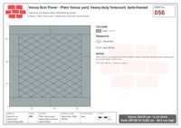 Interlock (Pasco) 24x15 cm · VEN8-056 · Plain Venus yard, heavy-duty forecourt, kerb-framed
