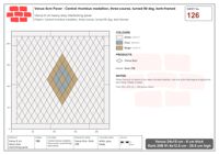 انترلوك (باسكو) 24x15 سم · VEN8-126 · مركزي rhombus ميدالية, three-course, turned 90 deg, kerb-framed