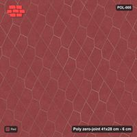 Interlock (Pasco) 41x28 cm · POL-005 · Interlocking Pairs, Solid field, 60 deg turn, kerb frame