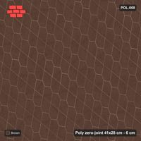 Interlock (Pasco) 41x28 cm · POL-008 · Interlocking Pairs, Solid field, 75 deg turn, kerb frame