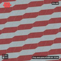Interlock (Pasco) 41x28 cm · POL-020 · Interlocking Pairs, Pair-cell checker 1, 0 deg turn, kerb frame