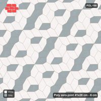 Interlock (Pasco) 41x28 cm · POL-188 · Random Lay Accent Pairs, Salt & Pepper, one dark orientation