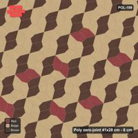 Interlock (Pasco) 41x28 cm · POL-189 · Random Lay Accent Pairs, Tuscany, dark orientation + accent pairs