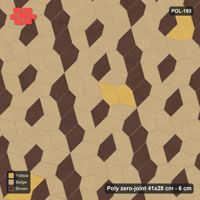 Interlock (Pasco) 41x28 cm · POL-193 · Random Lay Accent Pairs, Harvest Gold, dark orientation + accent pairs