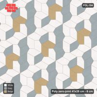 Interlock (Pasco) 41x28 cm · POL-194 · Random Lay Accent Pairs, Coastal, dark orientation + accent pairs